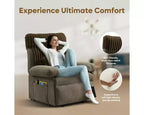 Fauteuil releveur électrique pour personnes âgées, inclinable avec triple moteur, poche latérale et rembourrage doux pour salon et chambre