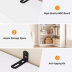 Étagère d'angle en forme de L de 73 po – Étagère de style rustique à 5 niveaux avec capacité de 60 lb, panneaux en MDF épaissi
