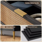 Commode double à 6 tiroirs - Grand plateau, grande capacité de rangement pour chambre à coucher ou salon