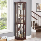 Meuble de rangement pour salon MDF+Tissu 1 porte à fermeture amortie 1 étagère