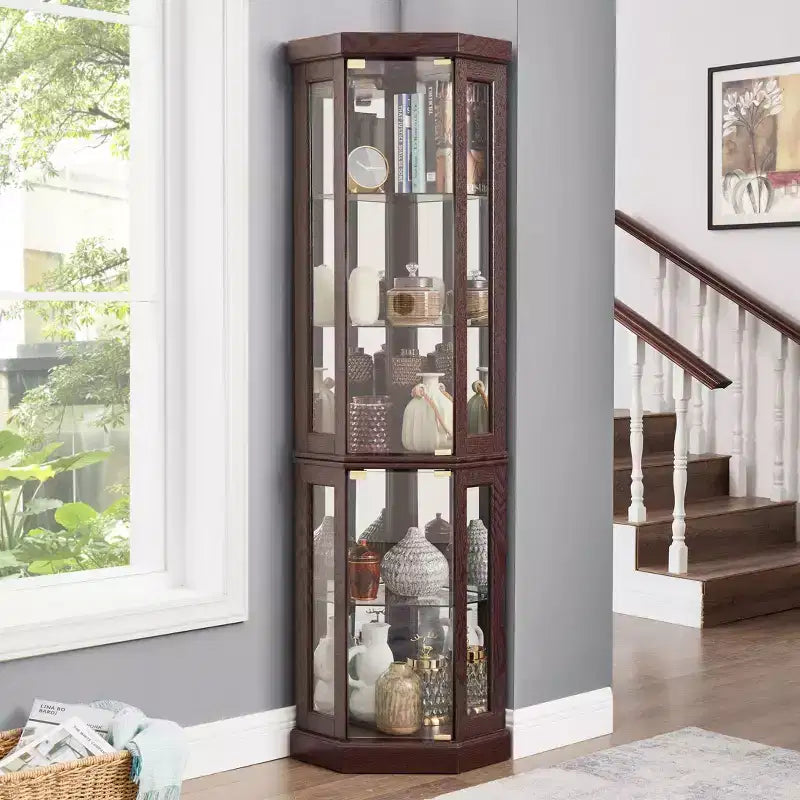 Meuble de rangement pour salon MDF+Tissu 1 porte à fermeture amortie 1 étagère