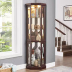 Meuble de rangement pour salon MDF+Tissu 1 porte à fermeture amortie 1 étagère
