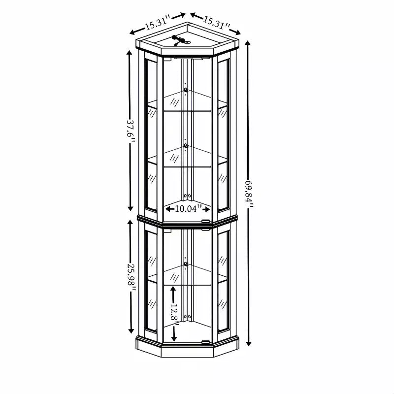 Meuble de rangement pour salon MDF+Tissu 1 porte à fermeture amortie 1 étagère