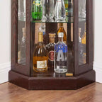 Meuble de rangement pour salon MDF+Tissu 1 porte à fermeture amortie 1 étagère