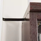 Meuble de rangement pour salon MDF+Tissu 1 porte à fermeture amortie 1 étagère