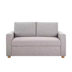 Serta Aurora Convertible Sofa Light GrayWoven