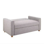 Canapé Convertible Gris ClairTissé