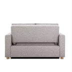 Canapé Convertible Gris ClairTissé