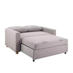 Canapé Convertible Gris ClairTissé