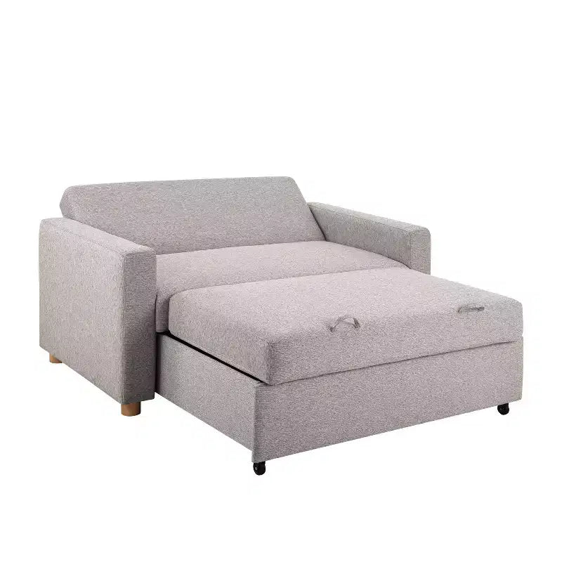 Canapé Convertible Gris ClairTissé