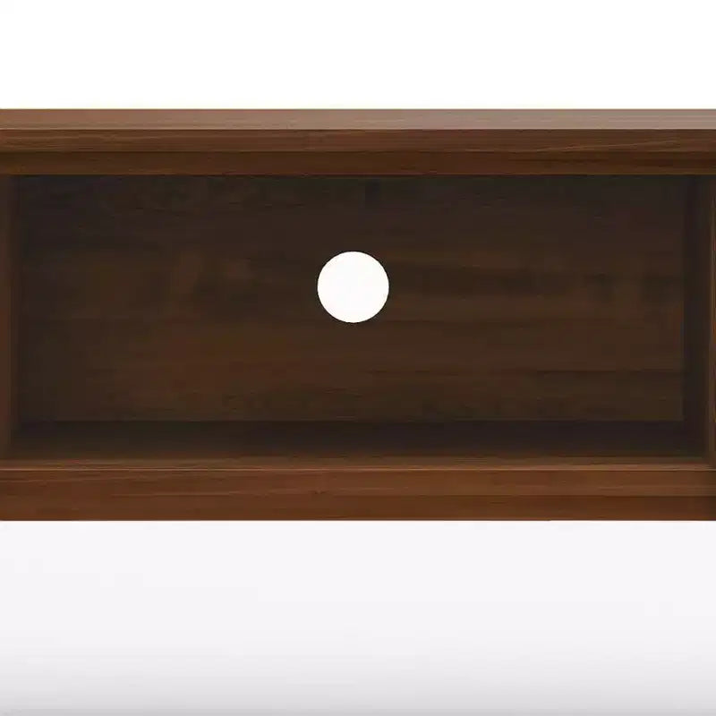 Meuble TV Mitchell de 183 cm pour téléviseurs jusqu'à 203 cm Noyer - : Meuble TV avec étagères fixes et ouvertes