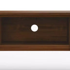 Meuble TV Mitchell de 183 cm pour téléviseurs jusqu'à 203 cm Noyer - : Meuble TV avec étagères fixes et ouvertes