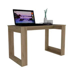 Shenyang Computer Desk Brown - Boahaus: Ergonomic Design, Wood Laminate, 47.5" Wide