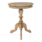 East at Main 25" Promenade Round Side Table Tan