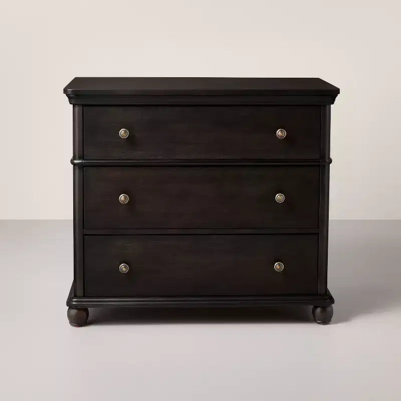 Commode verticale classique à 3 tiroirs -