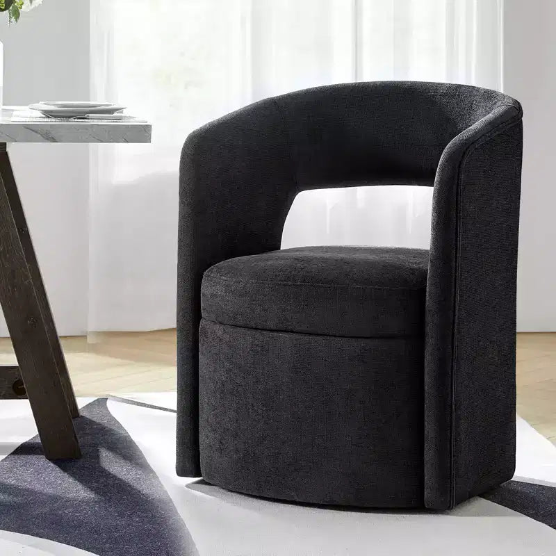 Chaise de salle à manger Wright avec dossier évidé|