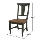Chaise à dossier plein