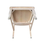 Chaise à dossier plein