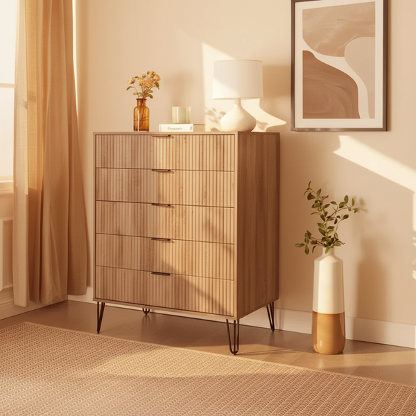 Dumbo 5 Drawer Dresser - 暖色调加强版