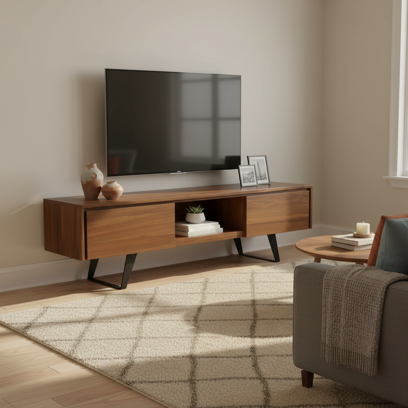 TV Stand - Warm Natural Light